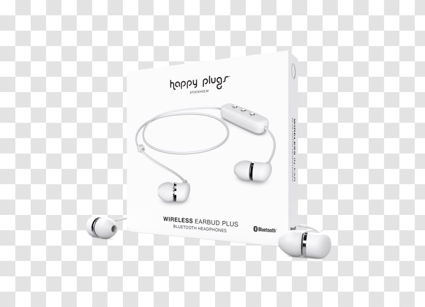 Happy Plugs Earbud Plus Headphone Headphones Wireless Apple IPhone 8 - Ear Plug Transparent PNG