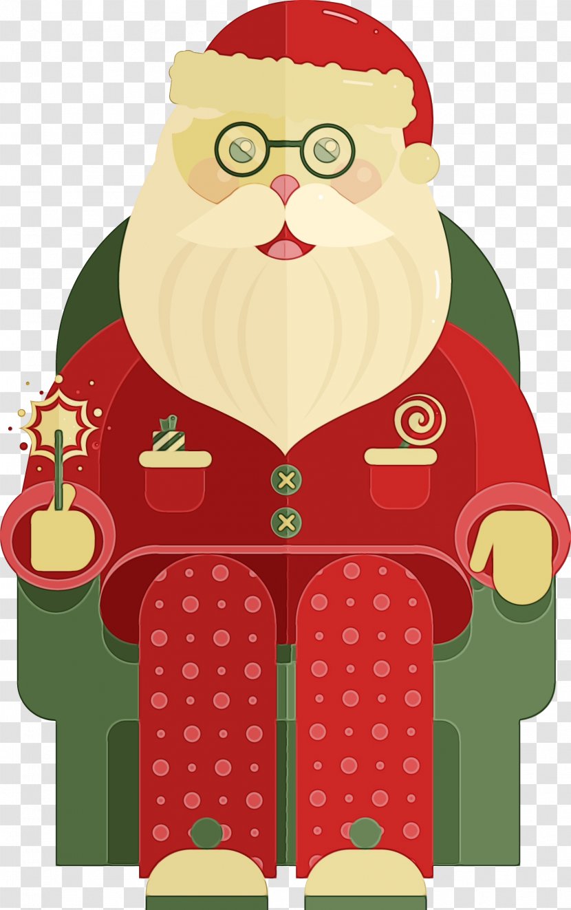 Santa Claus - Paint - Christmas Facial Hair Transparent PNG