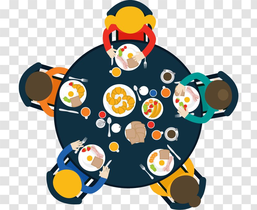 Breakfast Family Lunch Dinner Food - Yellow Transparent PNG