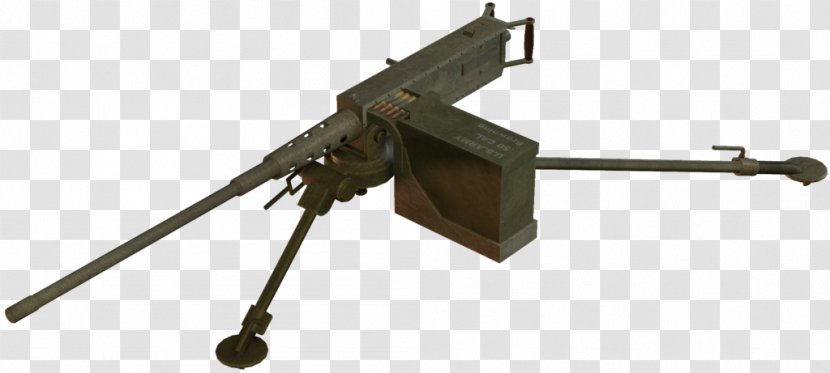 Machine Gun Firearm M2 Browning Ranged Weapon - Barrel Transparent PNG