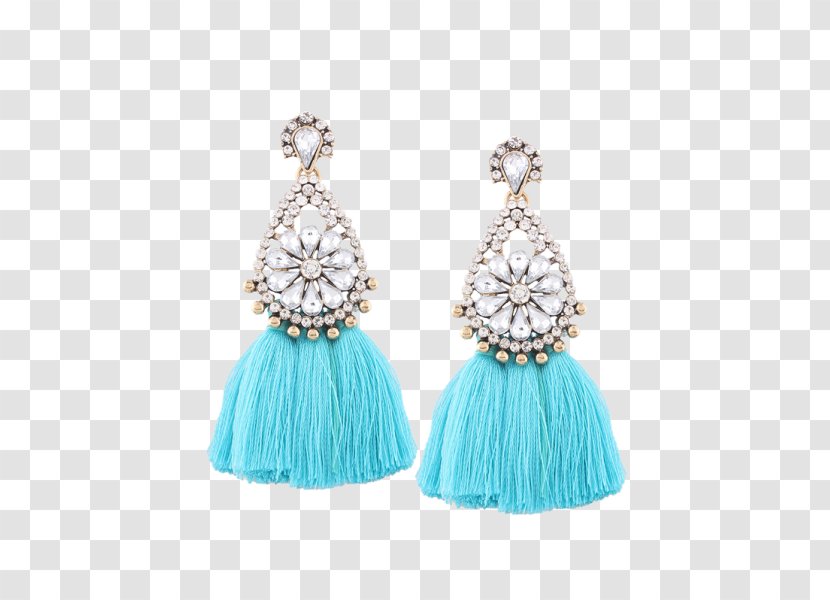 Earring Tassel Imitation Gemstones & Rhinestones Fringe Fashion - Necklace - Wholesale Girls Dresses Transparent PNG