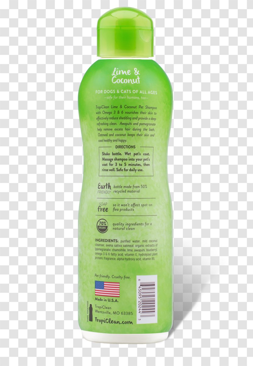 Shampoo Dog Cat Aloe Vera Coconut - Coco Transparent PNG