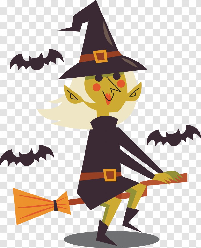 Witch's Broom - Witch S - Witches On Broomsticks Transparent PNG