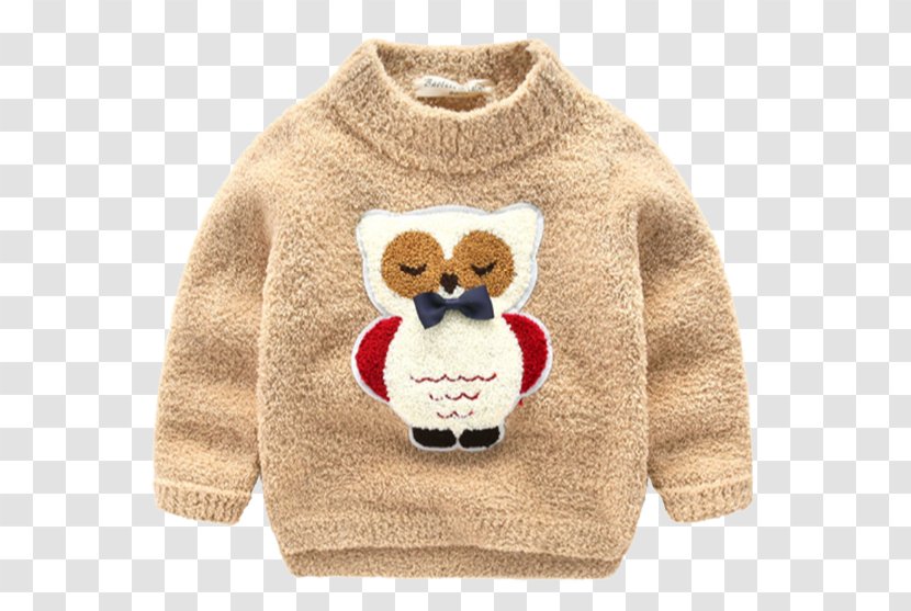 Sweater Child Winter Clothing - Infant - Children Fall And Clothes Double Plus Villus Transparent PNG
