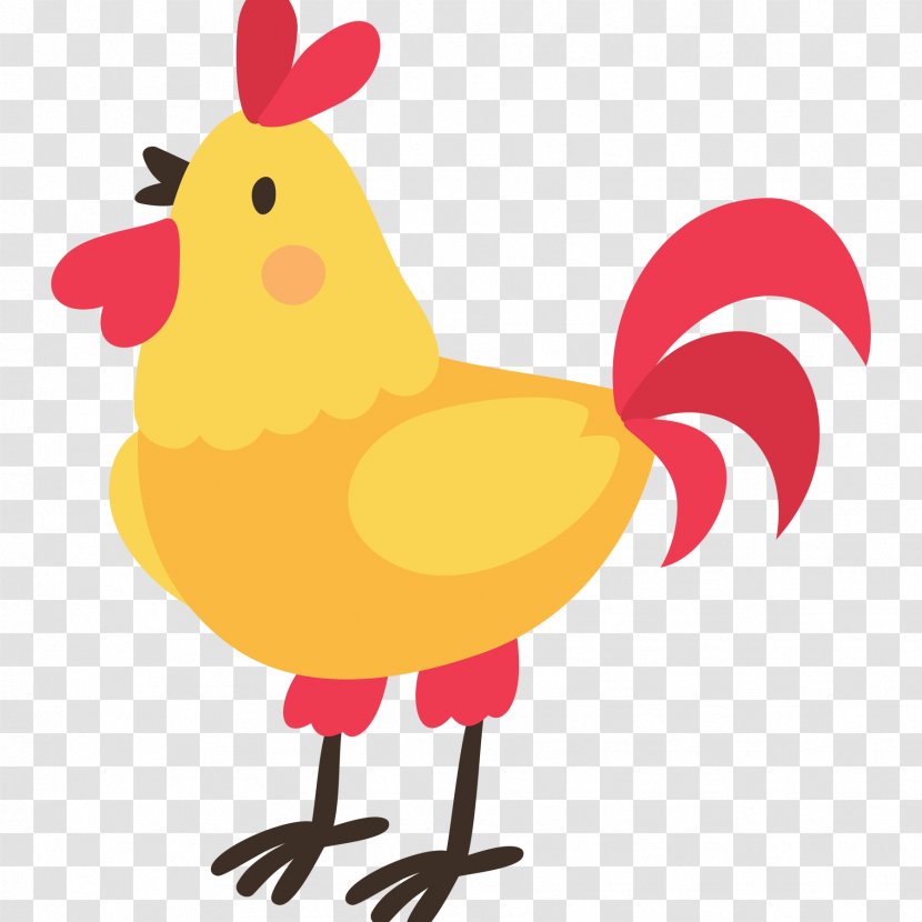 Cock - Cartoon - Galliformes Transparent PNG