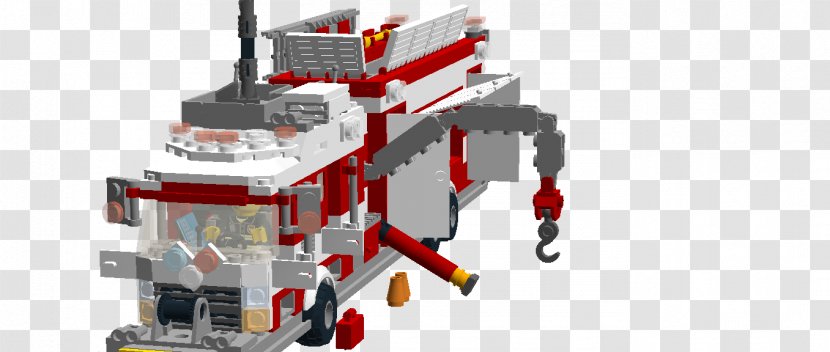 Lego Ideas Fire Engine Product Design - Project - Injured Man Ladder Rescue Techniques Transparent PNG