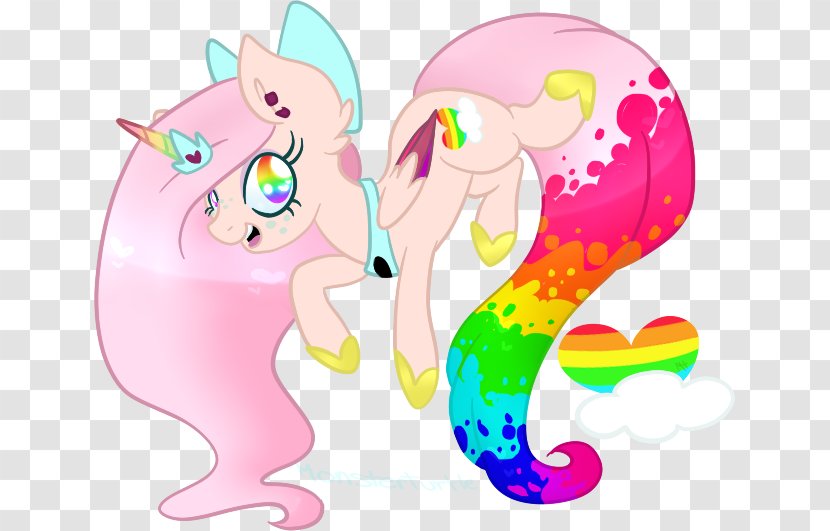 Winged Unicorn Pony DeviantArt - Watercolor - Tree Transparent PNG