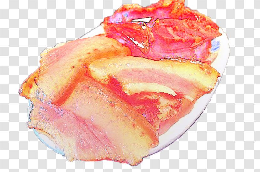 Bacon Junk Food Frozen Dessert - New Year - Hand-painted FoodBacon Transparent PNG