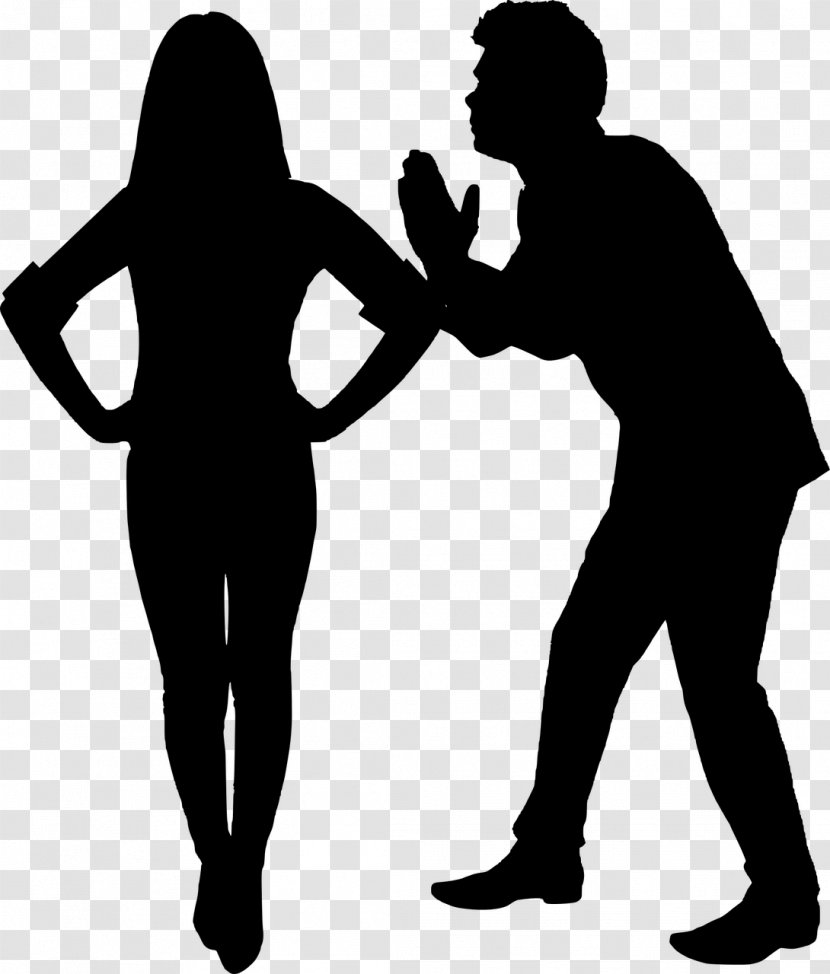Feeling Silhouette Interpersonal Relationship - Anger Transparent PNG