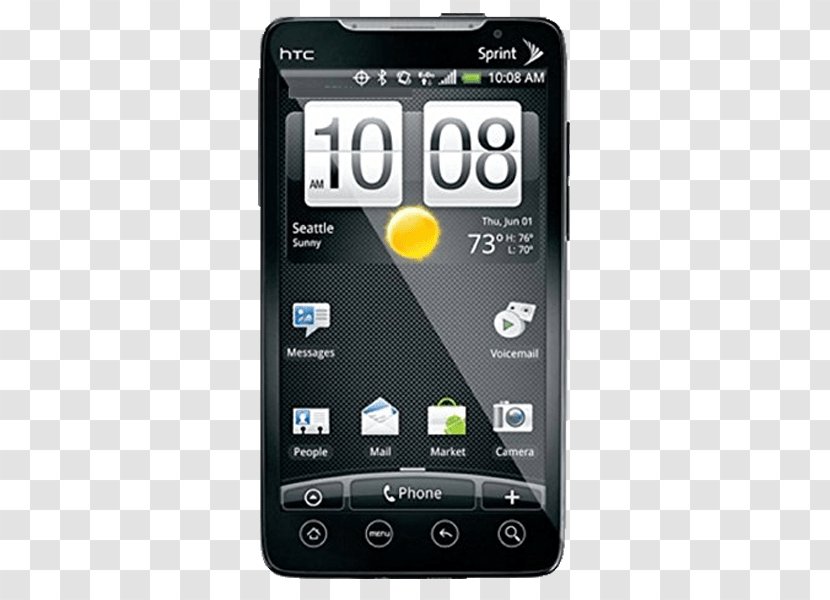 HTC Evo 4G LTE Design Shift 3D - Htc 4g - Smartphone Transparent PNG