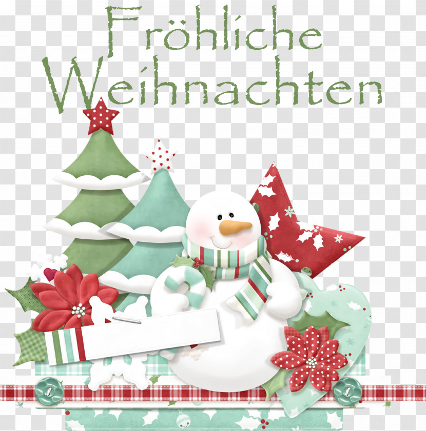 Frohliche Weihnachten Merry Christmas Transparent PNG