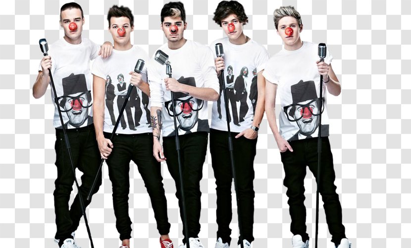 One Way Or Another Direction Song Red Nose Day Comic Relief - Cartoon Transparent PNG