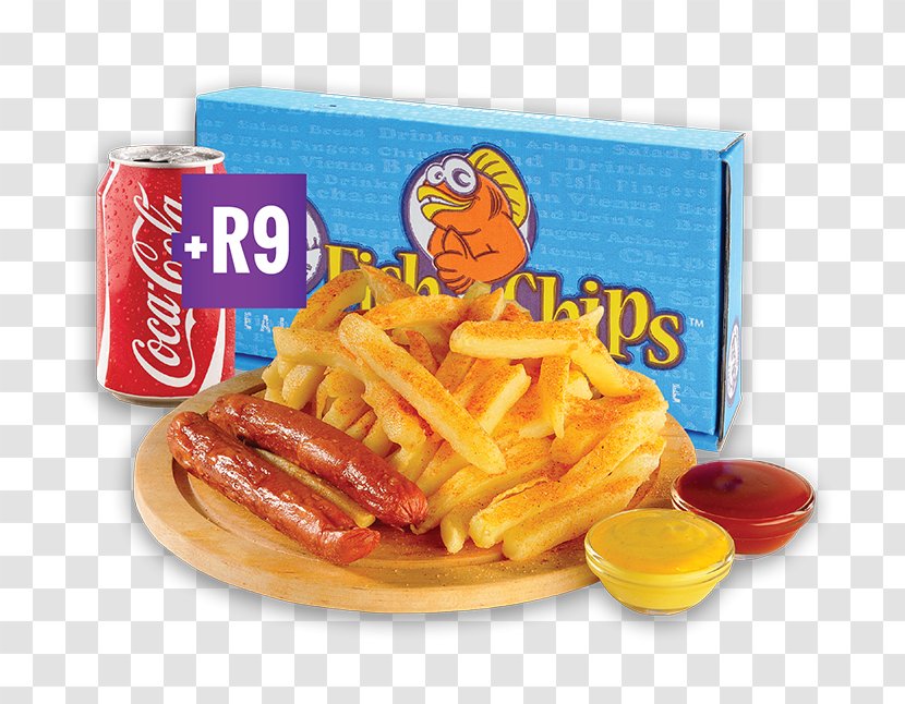 French Fries Fish And Chips Full Breakfast Junk Food Transparent PNG