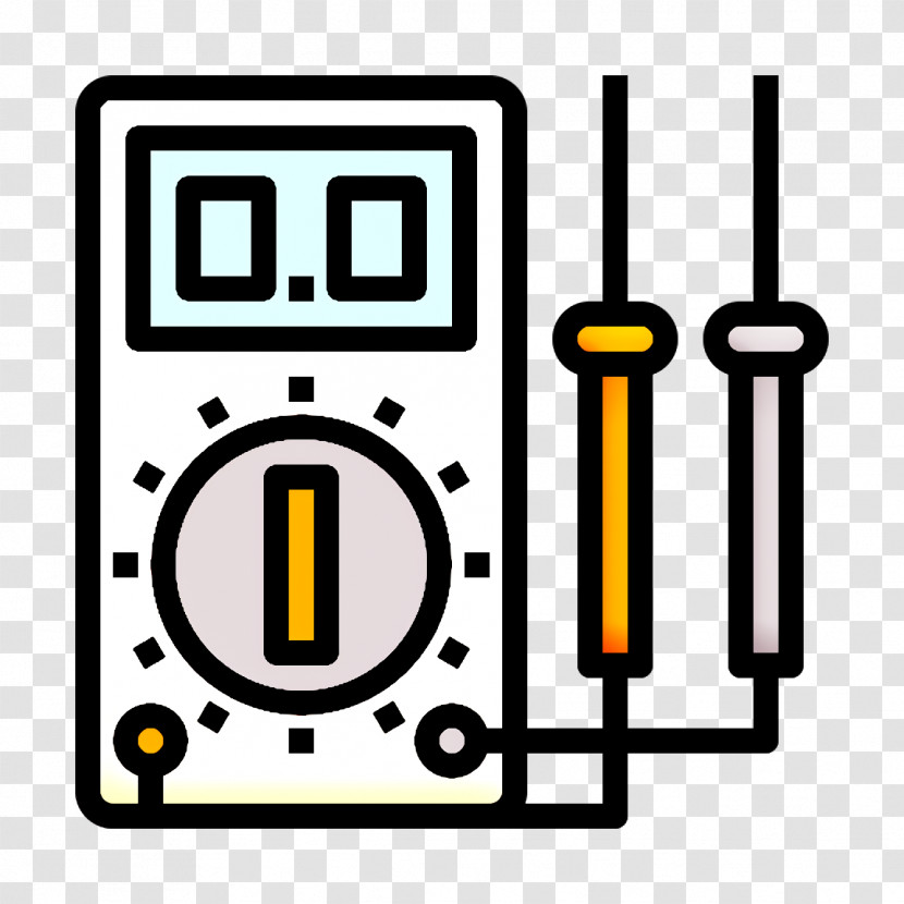 Multimeter Icon Electronic Device Icon Construction And Tools Icon Transparent PNG