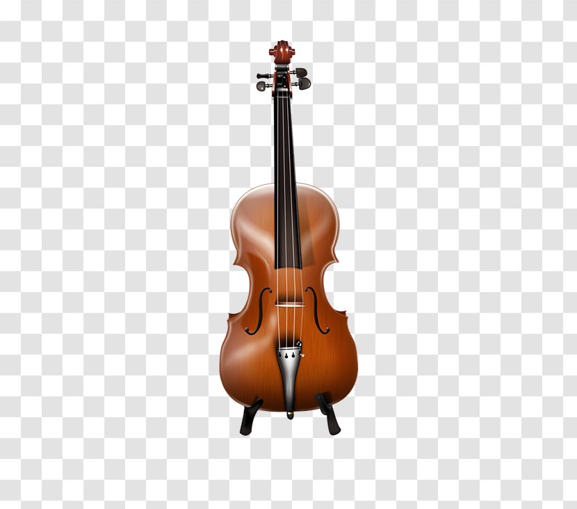 Violin Cello Musical Instrument - Silhouette Transparent PNG