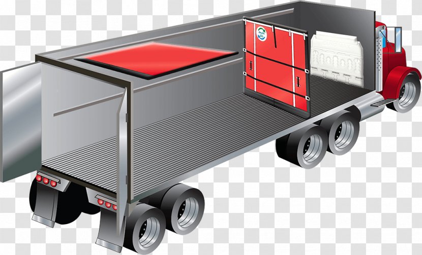 Car Refrigerator Truck Refrigerated Container Insulated Transport Products - Machine Transparent PNG