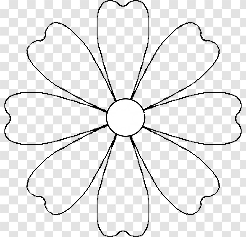 Flower Template Paper Pattern - Wing - Free Daisy Images Transparent PNG