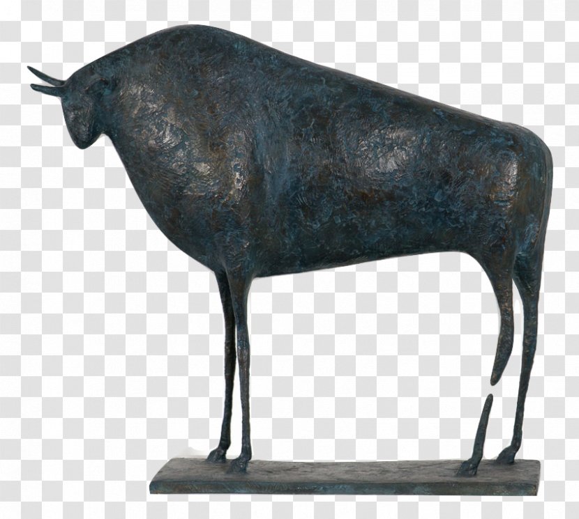 Bronze Sculpture Cattle - Taureau Transparent PNG