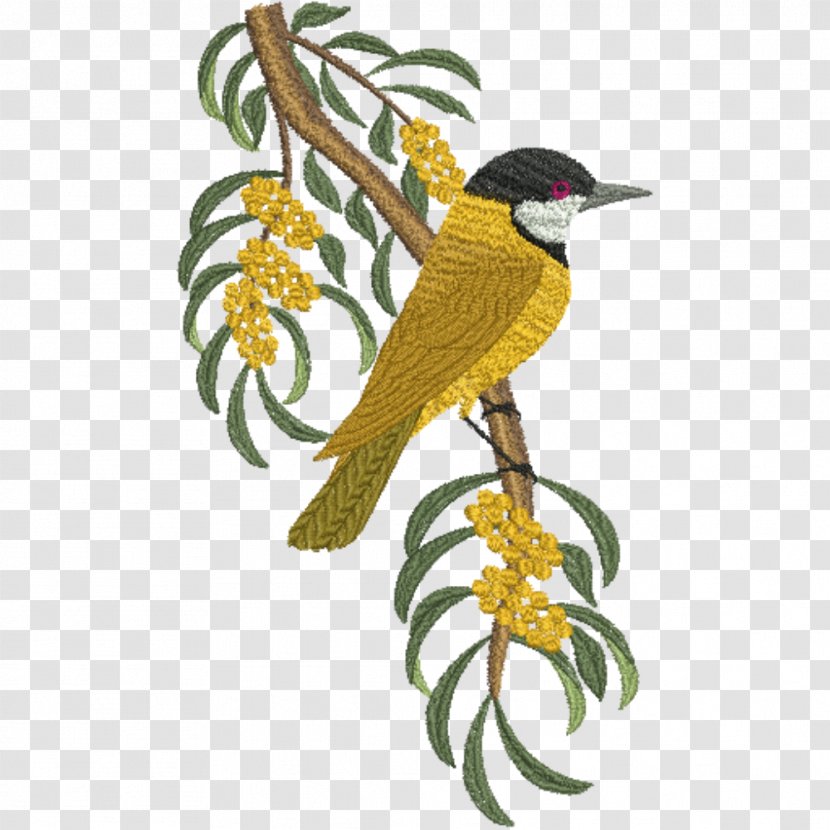 Parrot Machine Embroidery Bird - Motif Transparent PNG