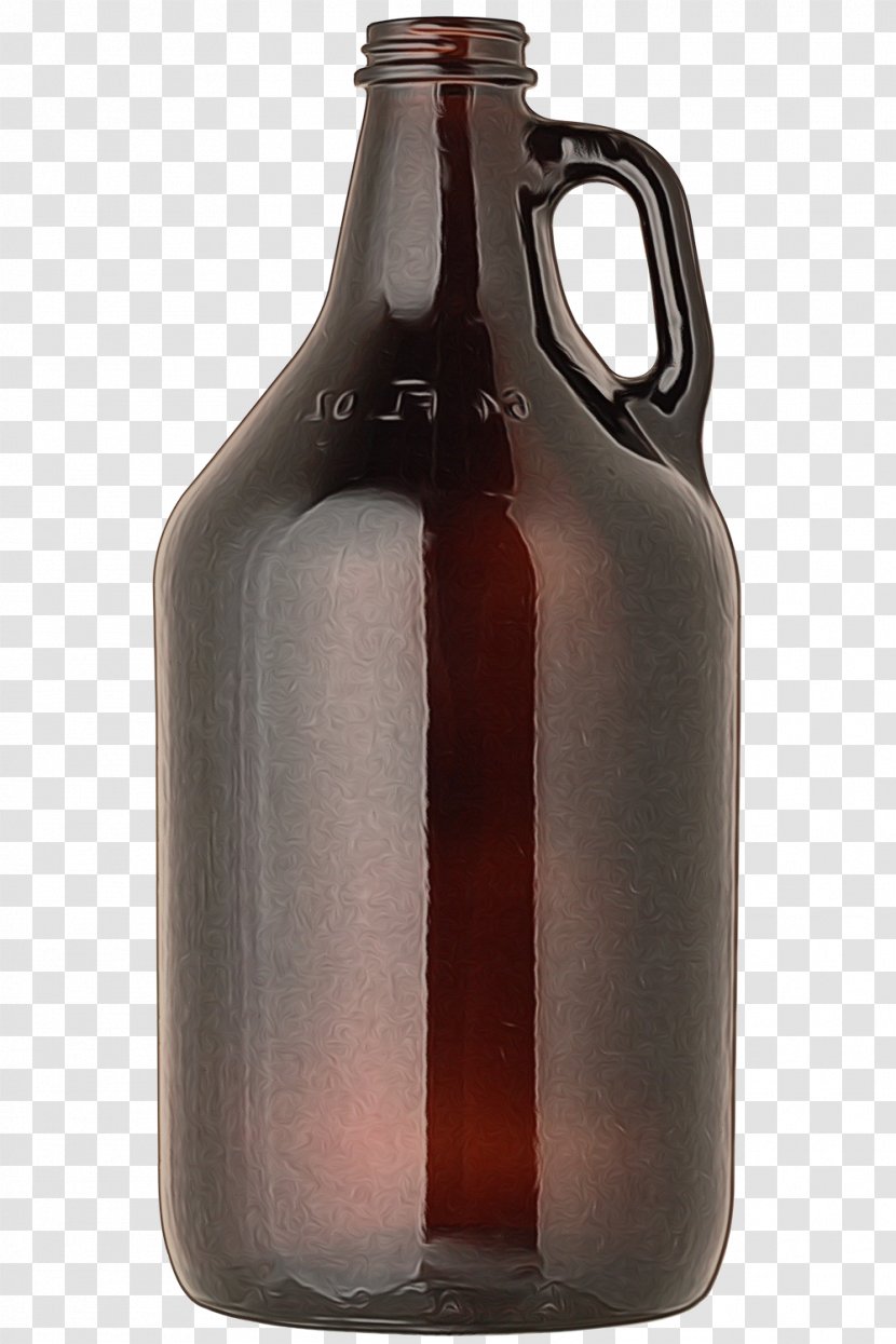 Bottle Glass Beer Brown Drinkware - Serveware - Tableware Water Transparent PNG