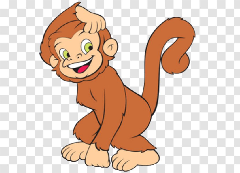 Baby Monkeys Primate Clip Art - Human Behavior - Cartoon Monkey Cliparts Transparent PNG