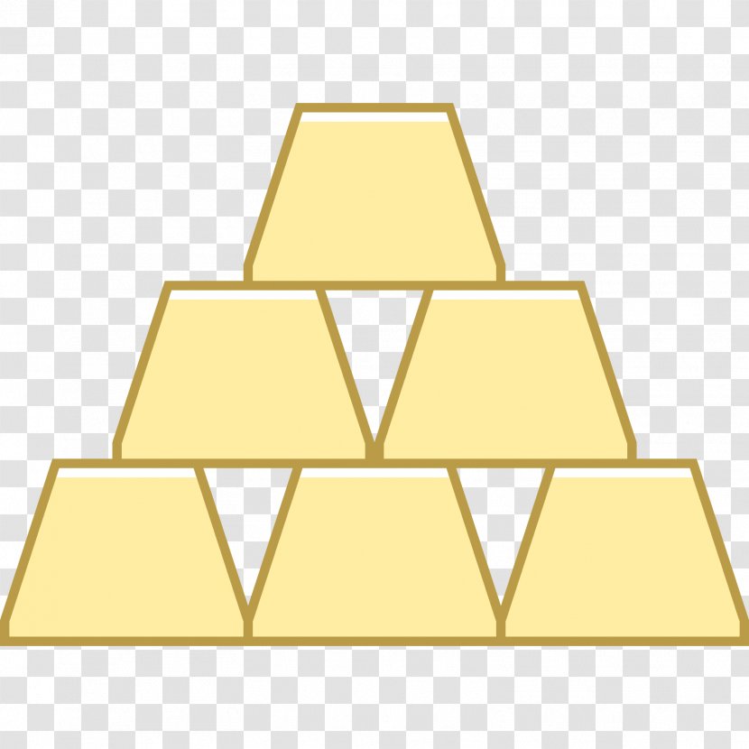 Triangle - Material - Gold Bar Transparent PNG