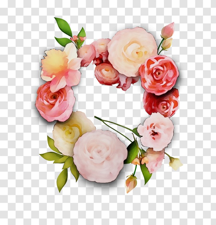 Pink Flower Cartoon - Camellia Blossom Transparent PNG