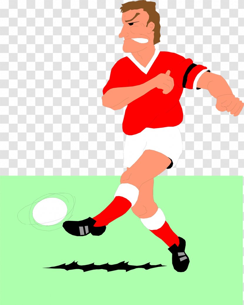 Sport Football Animation Clip Art - Silhouette - Soccer Player Transparent PNG