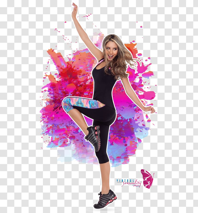 Zumba Dance Aerobics Image - Magenta - Bailando Transparent PNG