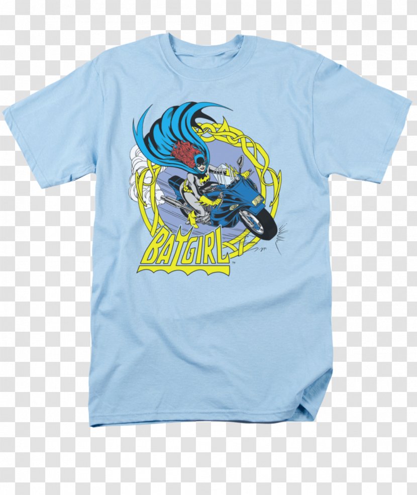 Batgirl T-shirt Barbara Gordon Hoodie Batman - Clothing Sizes - Motorcycle T Shirt Transparent PNG