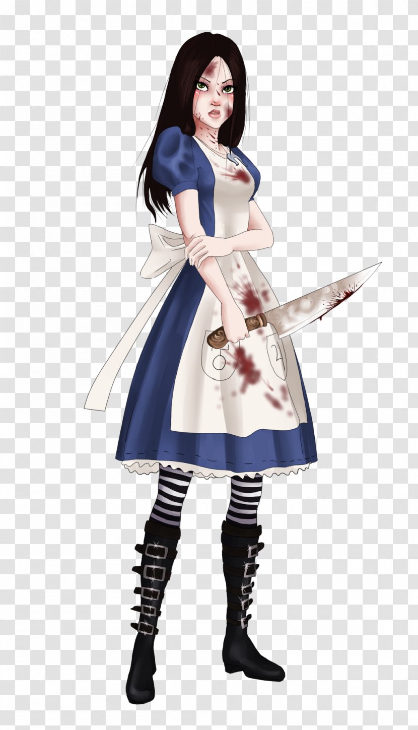 American McGee's Alice Alice's Adventures In Wonderland Drawing Igromania Clothing - Flower - Cartoon Transparent PNG