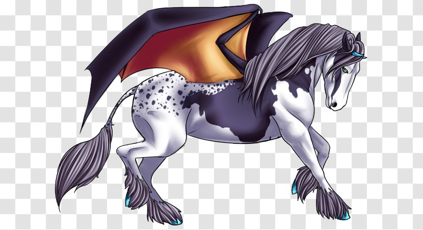 Mane Mustang Dragon Pony - Supernatural Transparent PNG