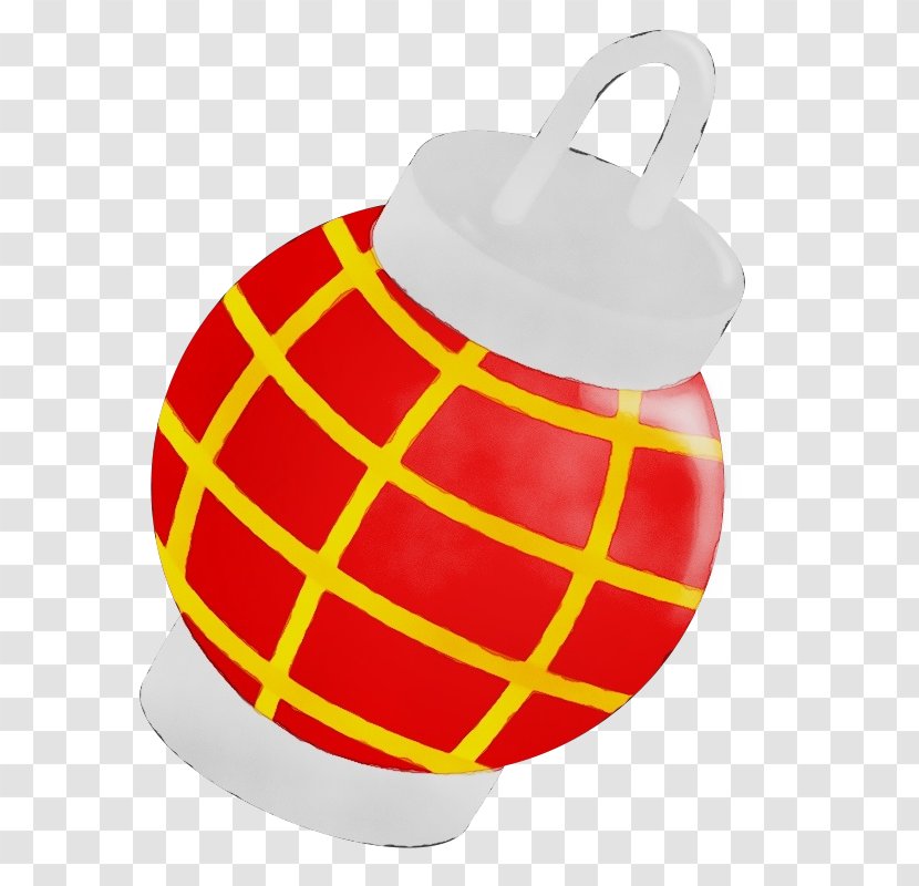 Red Yellow Serveware Water Bottle Clip Art - Wet Ink - Tableware Transparent PNG