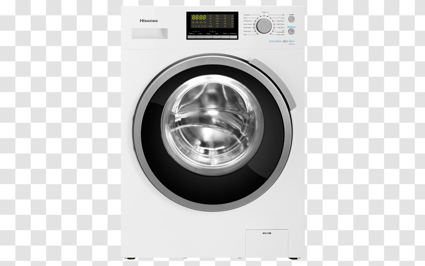 Washing Machines HiSense WFH 8014 WE Bauknecht Clothes Dryer - Machine A Laver Transparent PNG