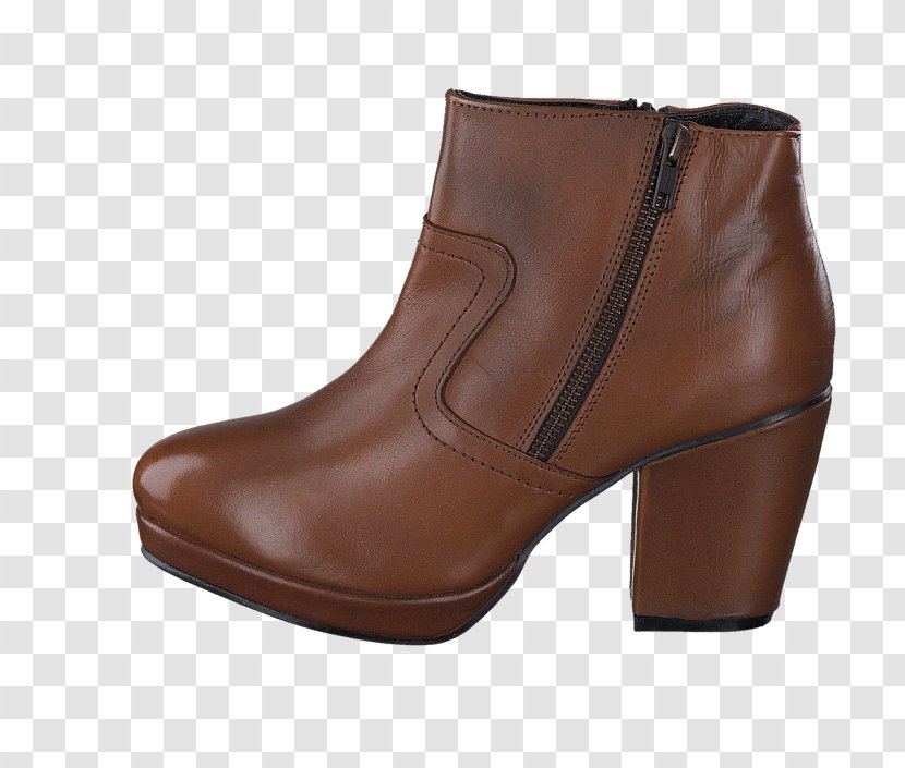 Brown Caramel Color Leather Boot Shoe - Walking Transparent PNG