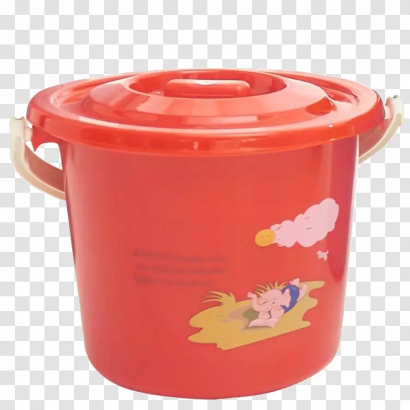 Red Icon - Lid - Bucket Transparent PNG
