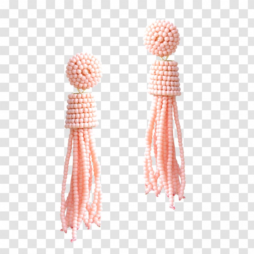 Earring Jewellery Tassel Red Coral Clothing Accessories - Sautoir - Collection Transparent PNG
