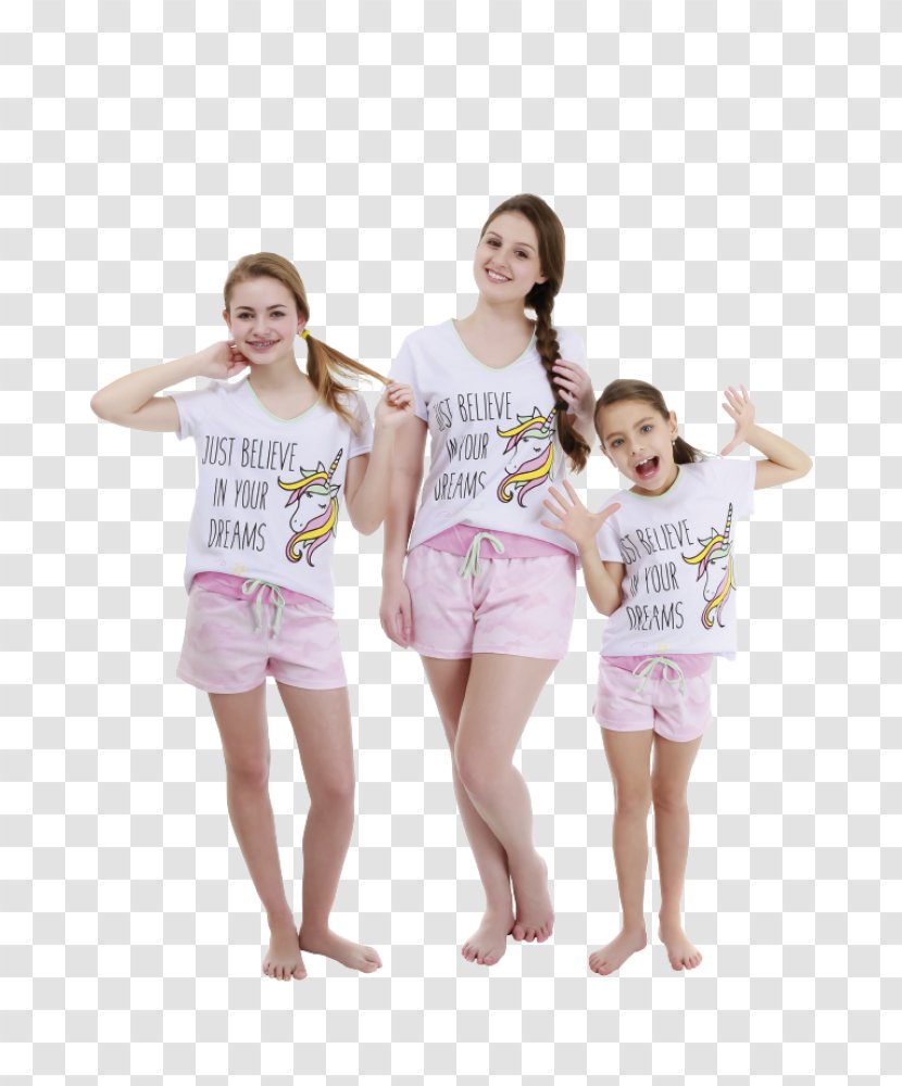 T-shirt Pajamas Nightwear Sleeve - Cartoon Transparent PNG