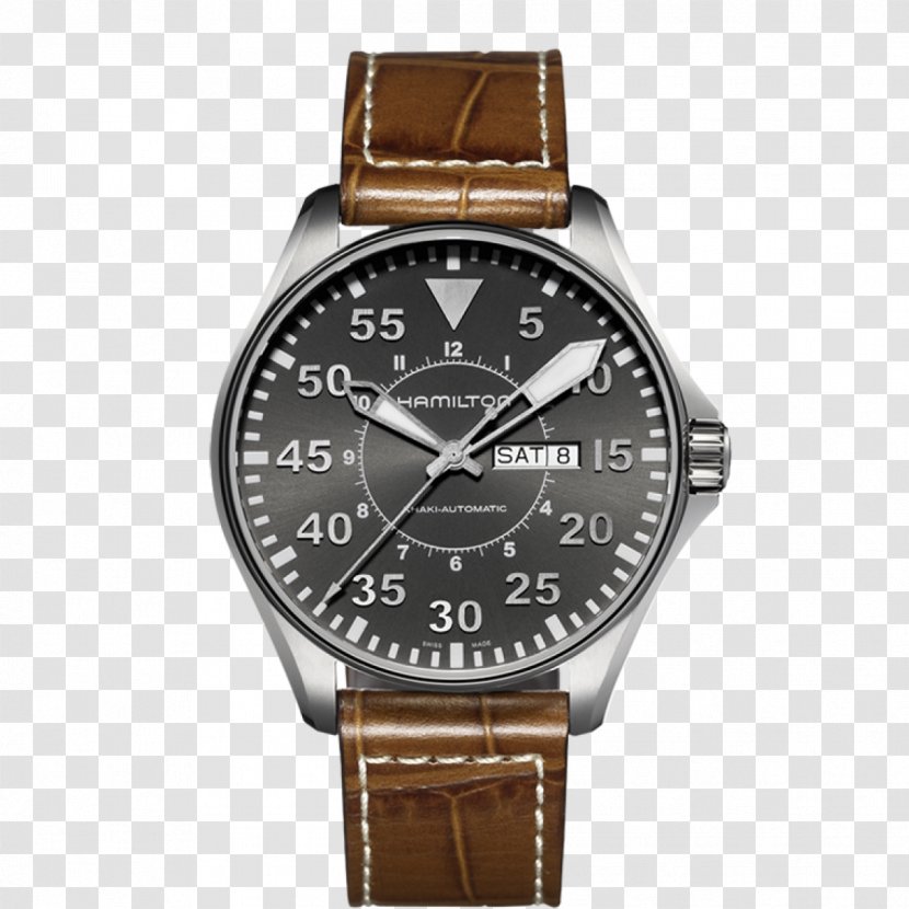 Hamilton Khaki Aviation Pilot Auto 0506147919 Watch Company Chronograph - Fliegeruhr Transparent PNG