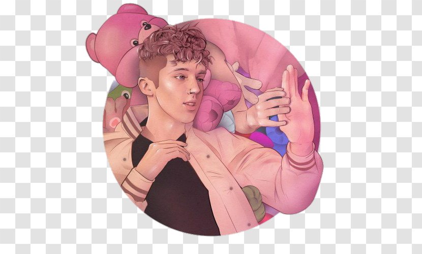 Troye Sivan Tumblr Blog - Fan Art - Pink Transparent PNG