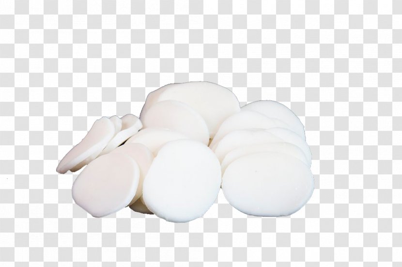 Material - White Rice Cake Slices Transparent PNG