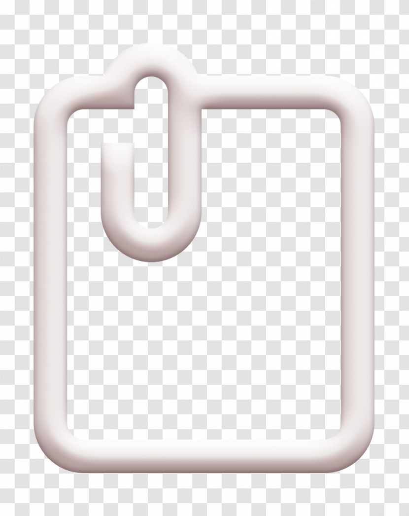 UI-UX Interface Icon Attach Icon Attached Icon Transparent PNG