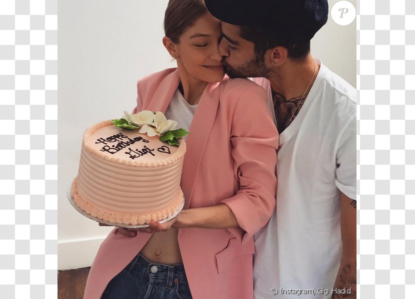 Gigi Hadid Birthday Cake Wish Happy To You - Food Transparent PNG