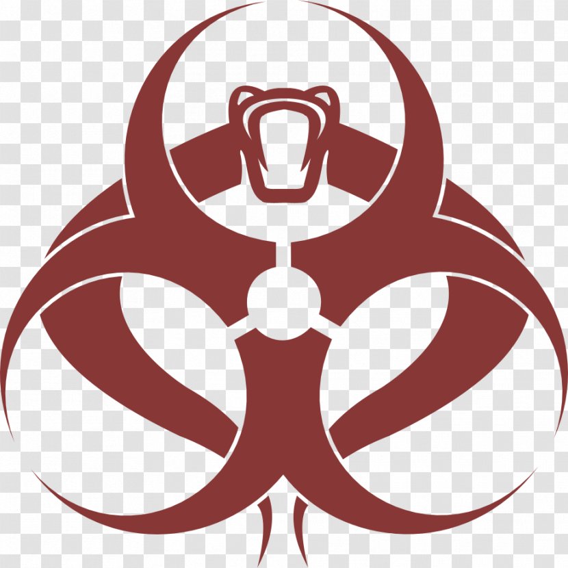 Hazard Symbol Biological Dangerous Goods - Sticker Transparent PNG