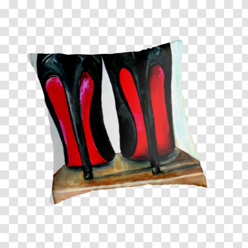 Textile High-heeled Footwear Throw Pillows Canvas Print IPad - Iphone - Louboutin Transparent PNG