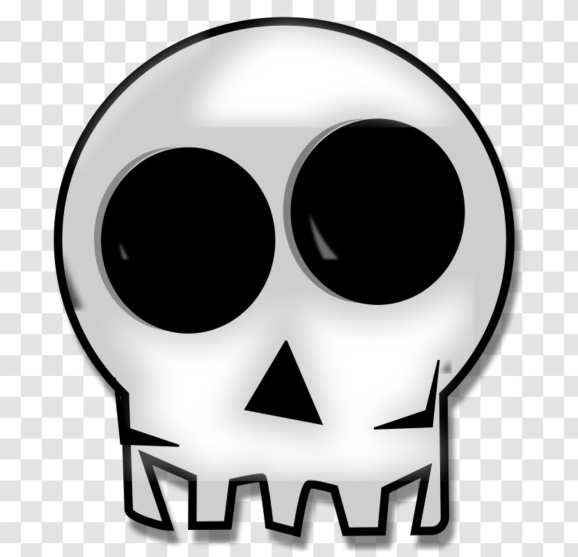 Human Skeleton Skull Calavera Clip Art - Smile Transparent PNG