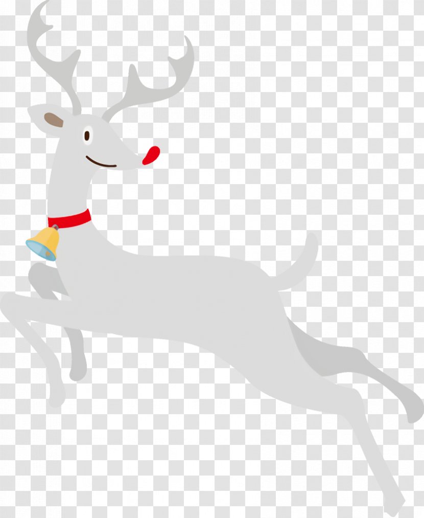Reindeer Christmas - Animal Figure Sticker Transparent PNG