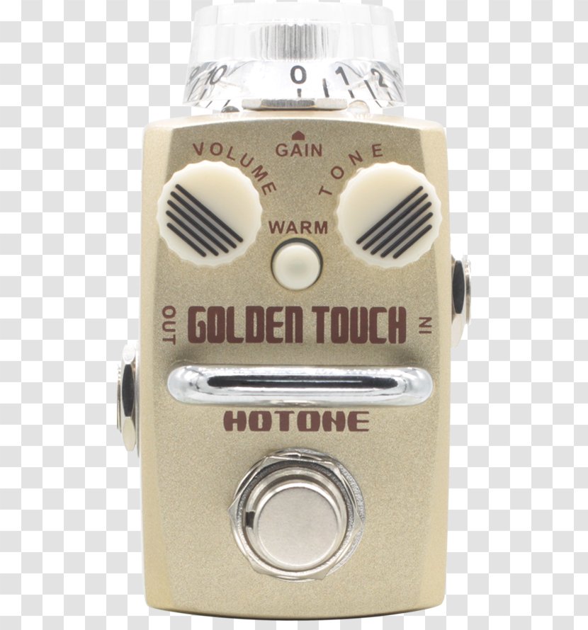 Audio Effects Processors & Pedals Distortion Hotone Guitar - Electric - Golden Stereo Transparent PNG