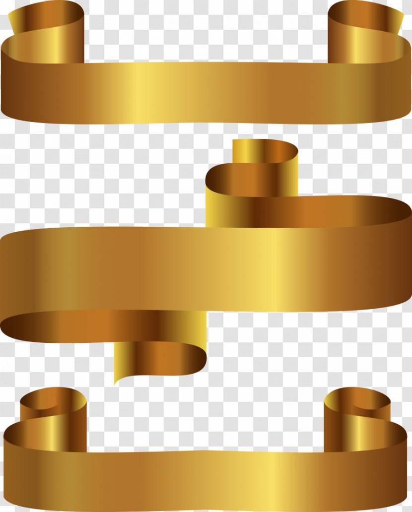 Gradient Golden Euclidean Vector - Brass - Label Tag Collection Transparent PNG