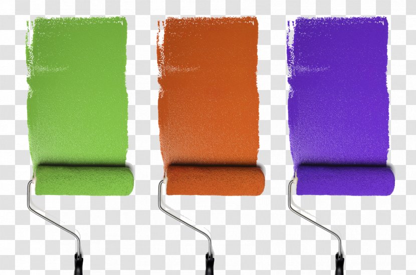 Paint Rollers Paintbrush House Painter And Decorator - Plastic - Roller Transparent PNG